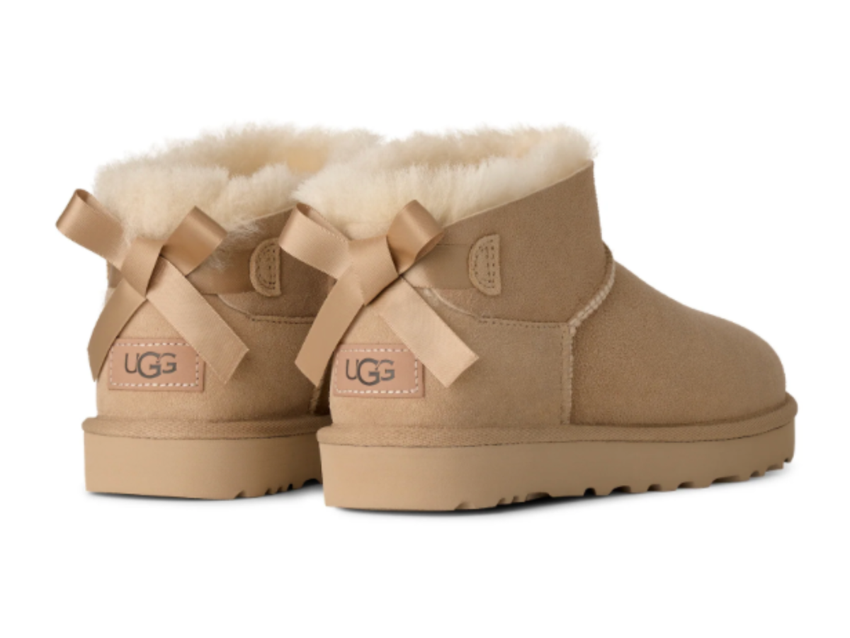 Ugg Women's Ultra Mini Bailey Bow in Sand