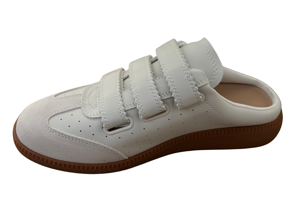 Steve Madden Women's Momento White Casual Lace Up Mule