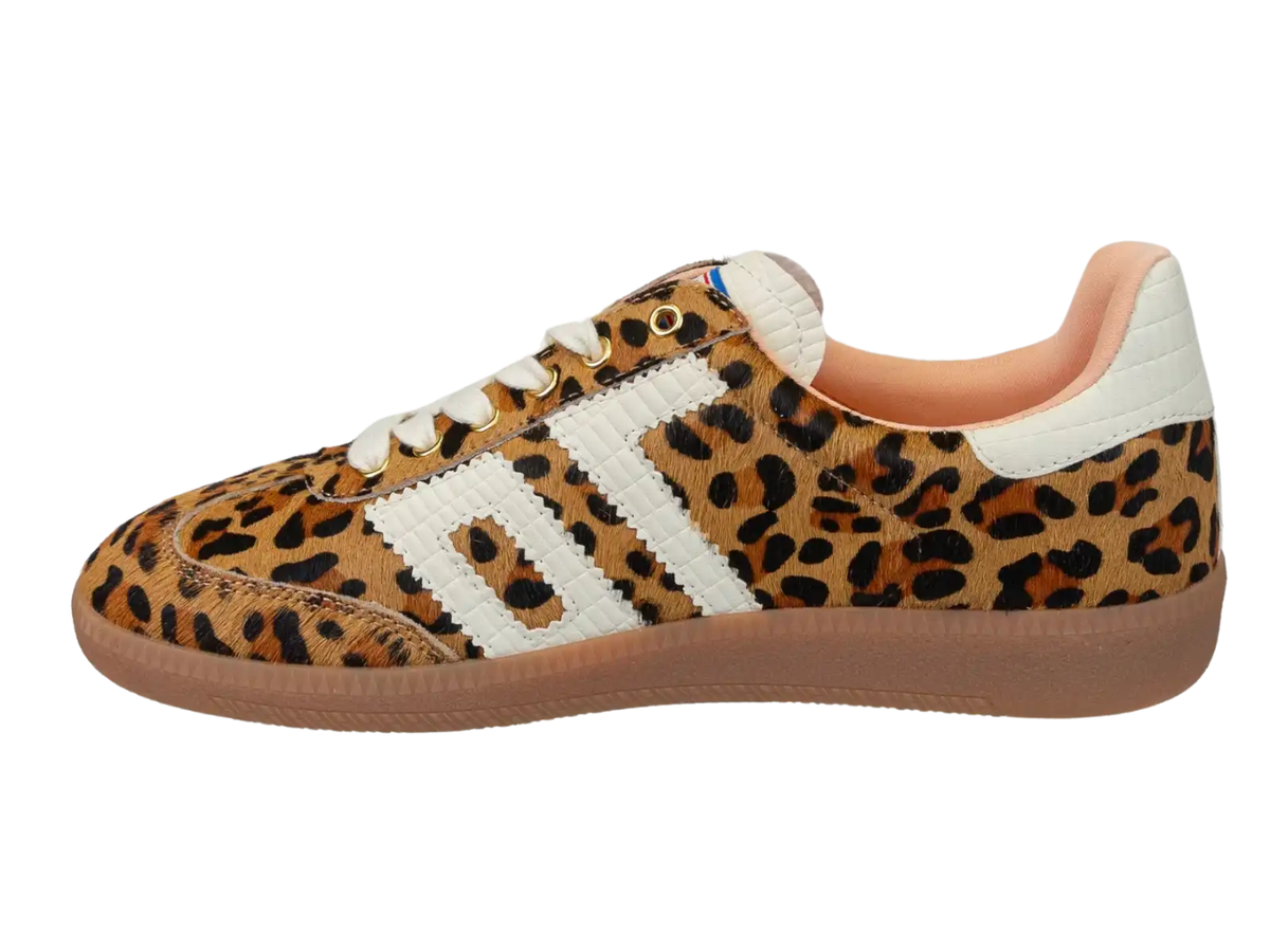 Back 70: CLOUD in LEOPARD CAMEL WHITE Sneakers