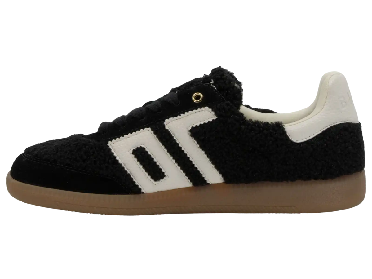 Back 70: TEDDY in BLACK WHITE Sneakers