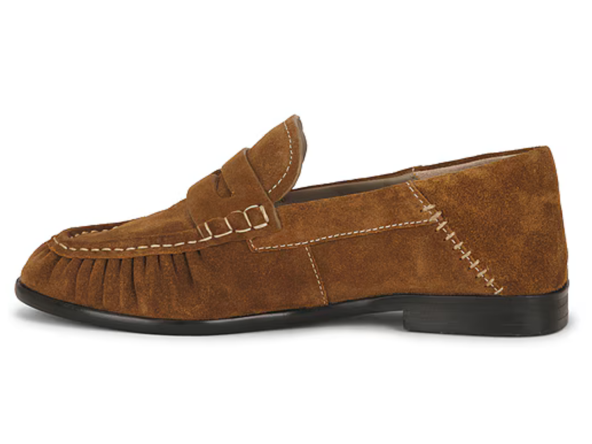 brown suede free people mules at jcole shoes tulsa