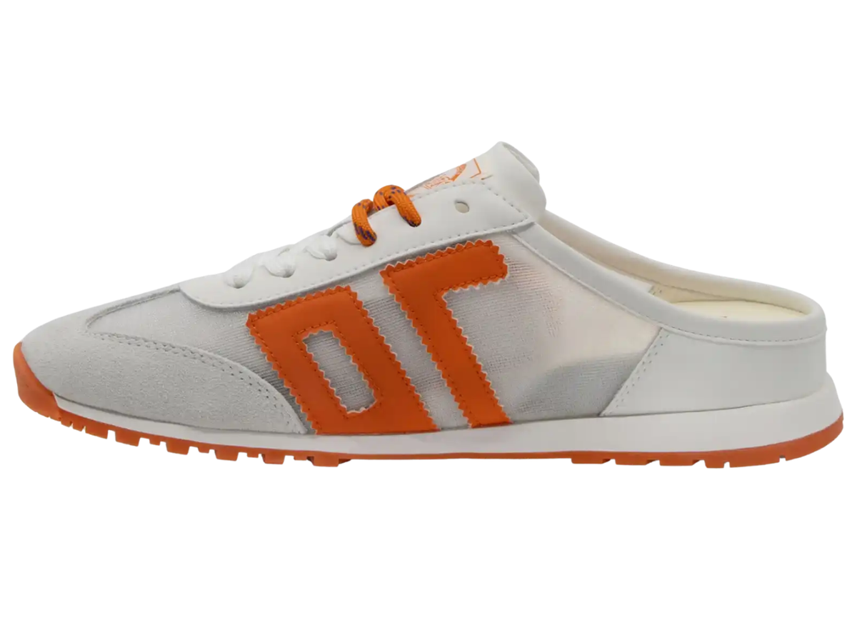 white and orange back 70 at jcole shoes tulsa