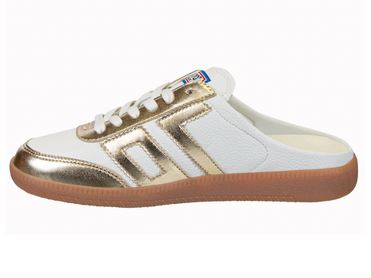 gold backless back 70 sneakers at jcole shoes tulsa