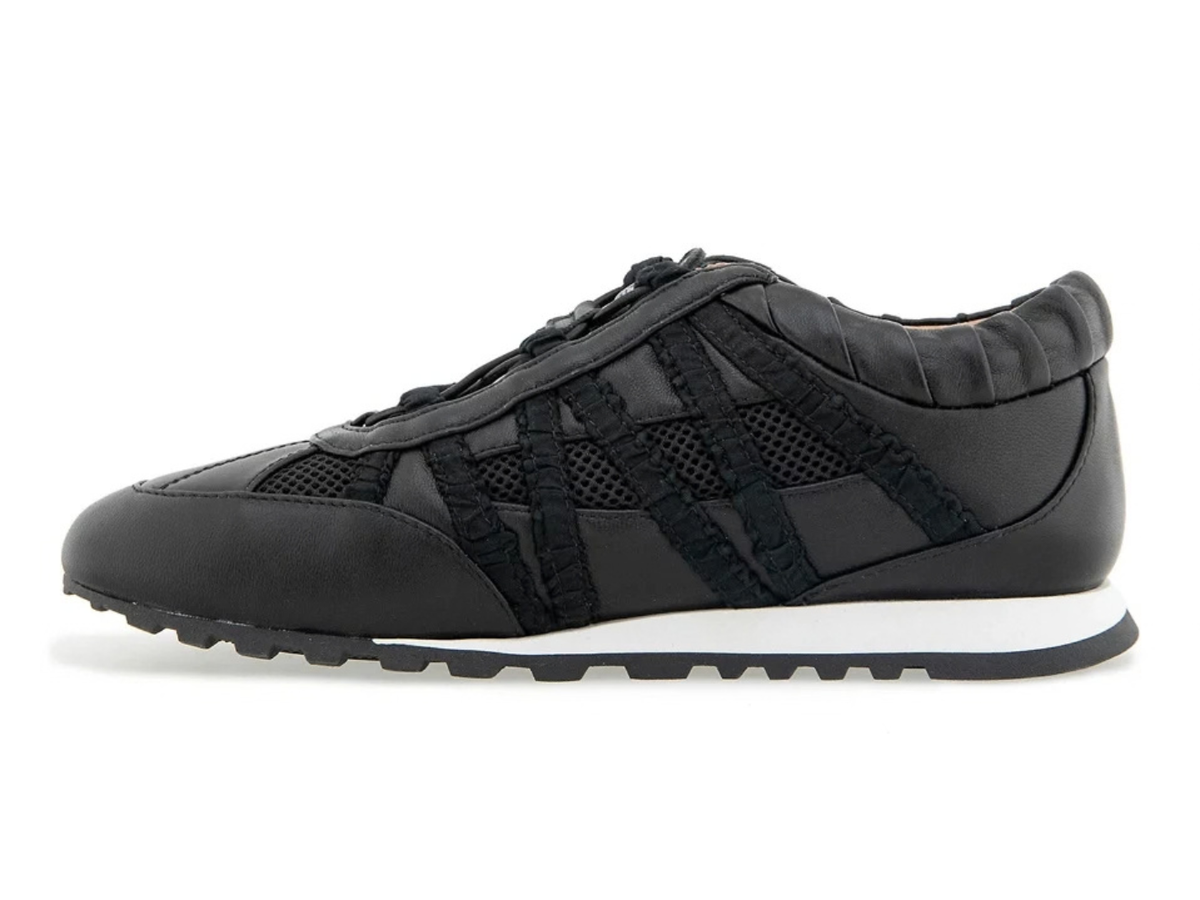 black slip on sneakers