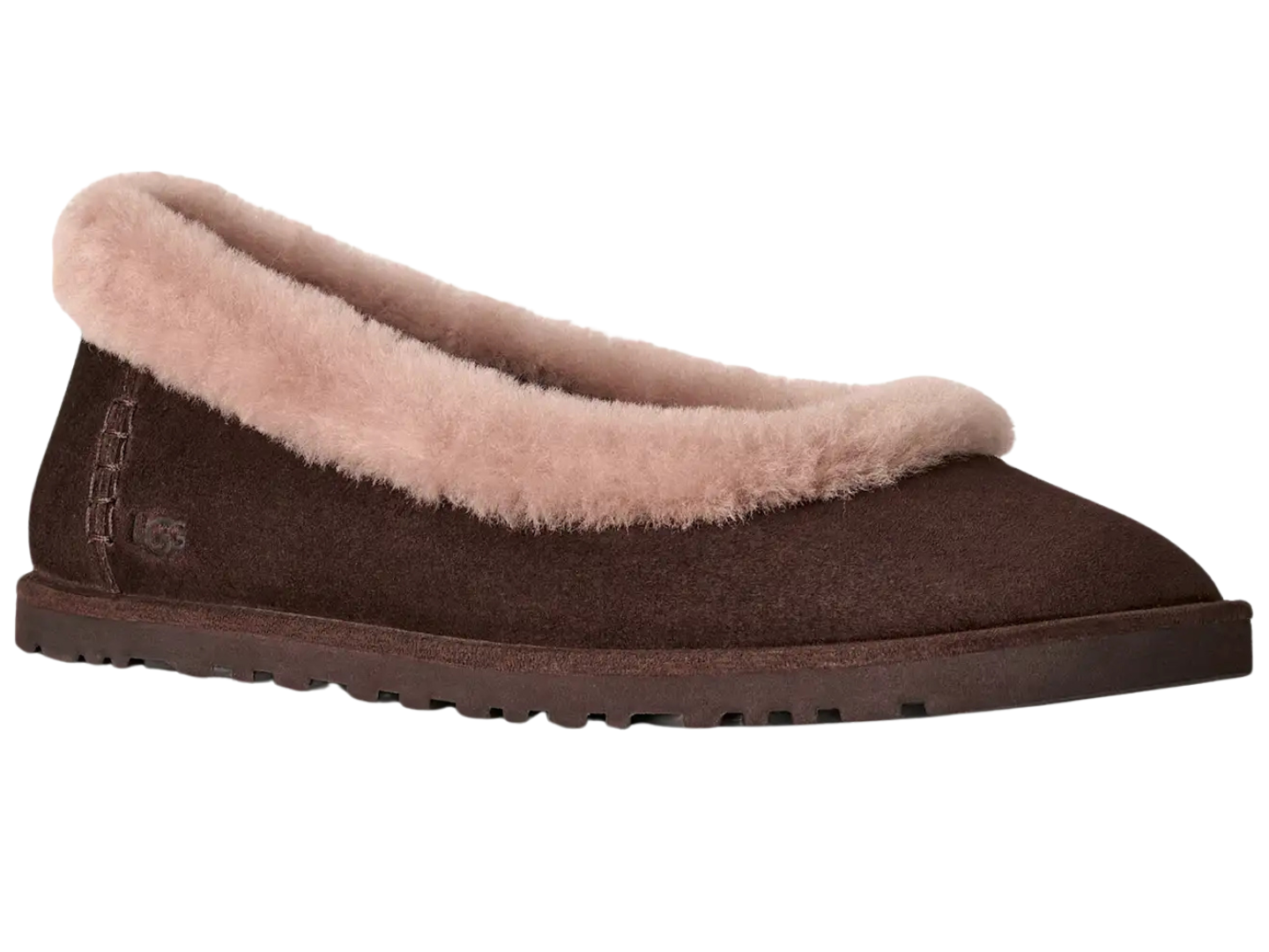 Ugg: Zora Ballet Flat in Dusted Cocoa