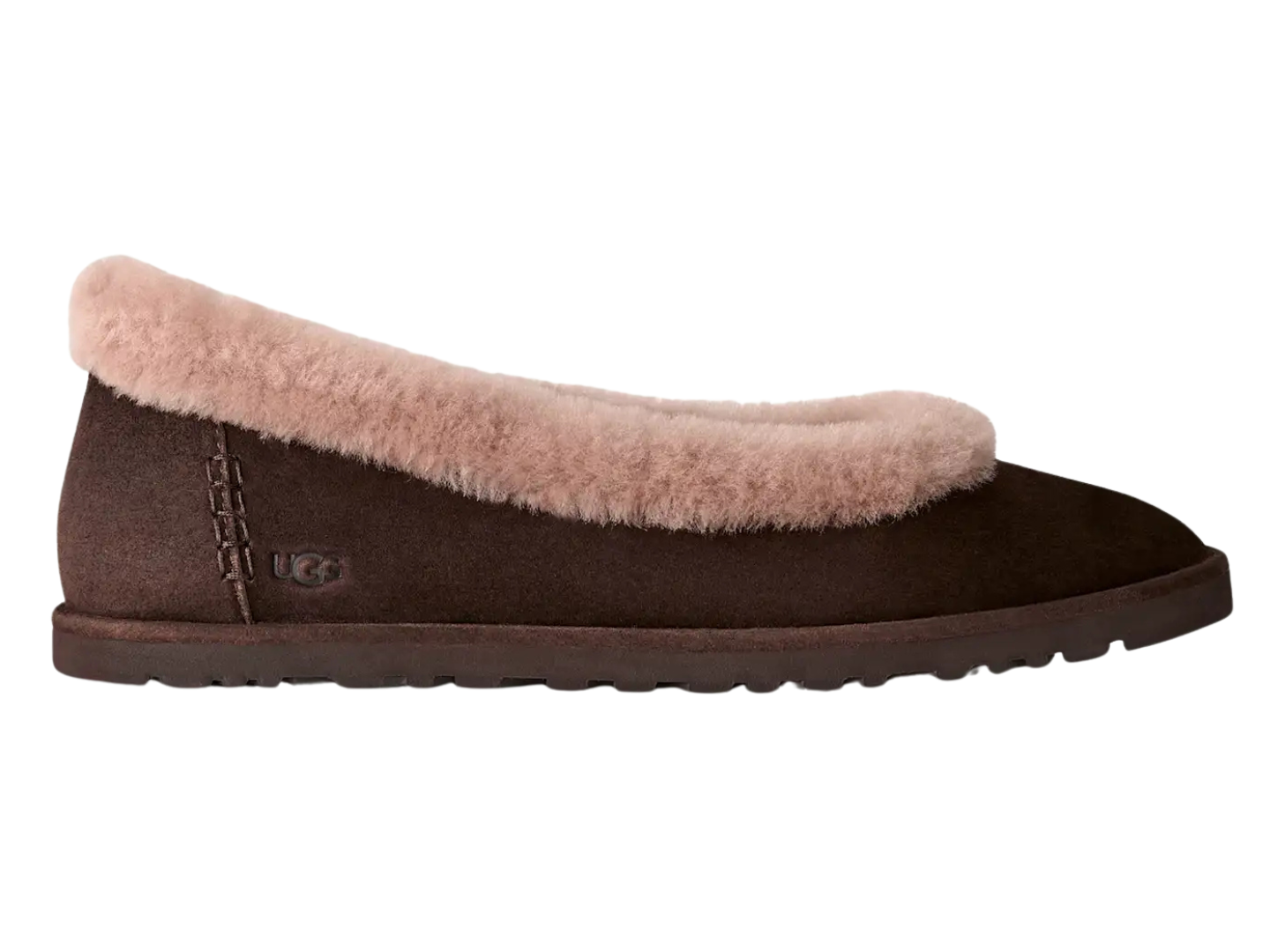 Ugg: Zora Ballet Flat in Dusted Cocoa