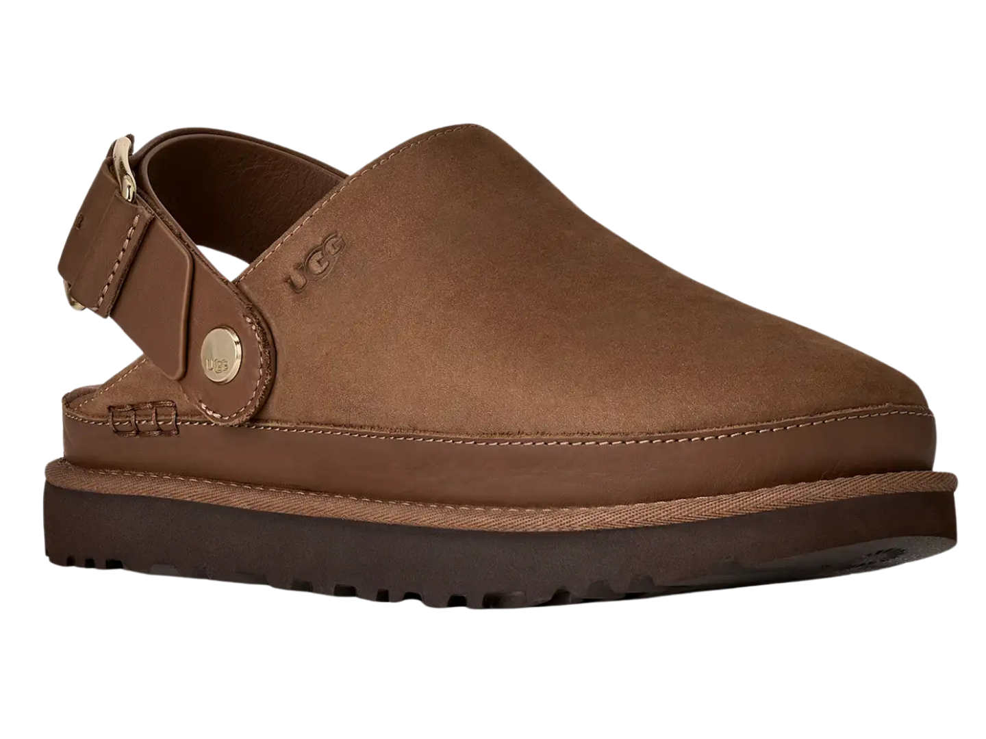 Ugg: Goldenstar Villa Clog in Dark Chestnut