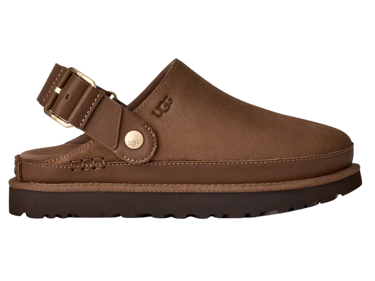 Ugg: Goldenstar Villa Clog in Dark Chestnut