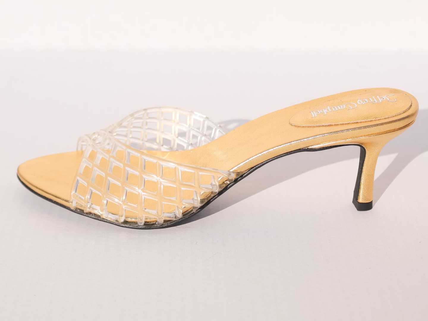 Jeffrey Campbell: Seablu in Clear/Gold