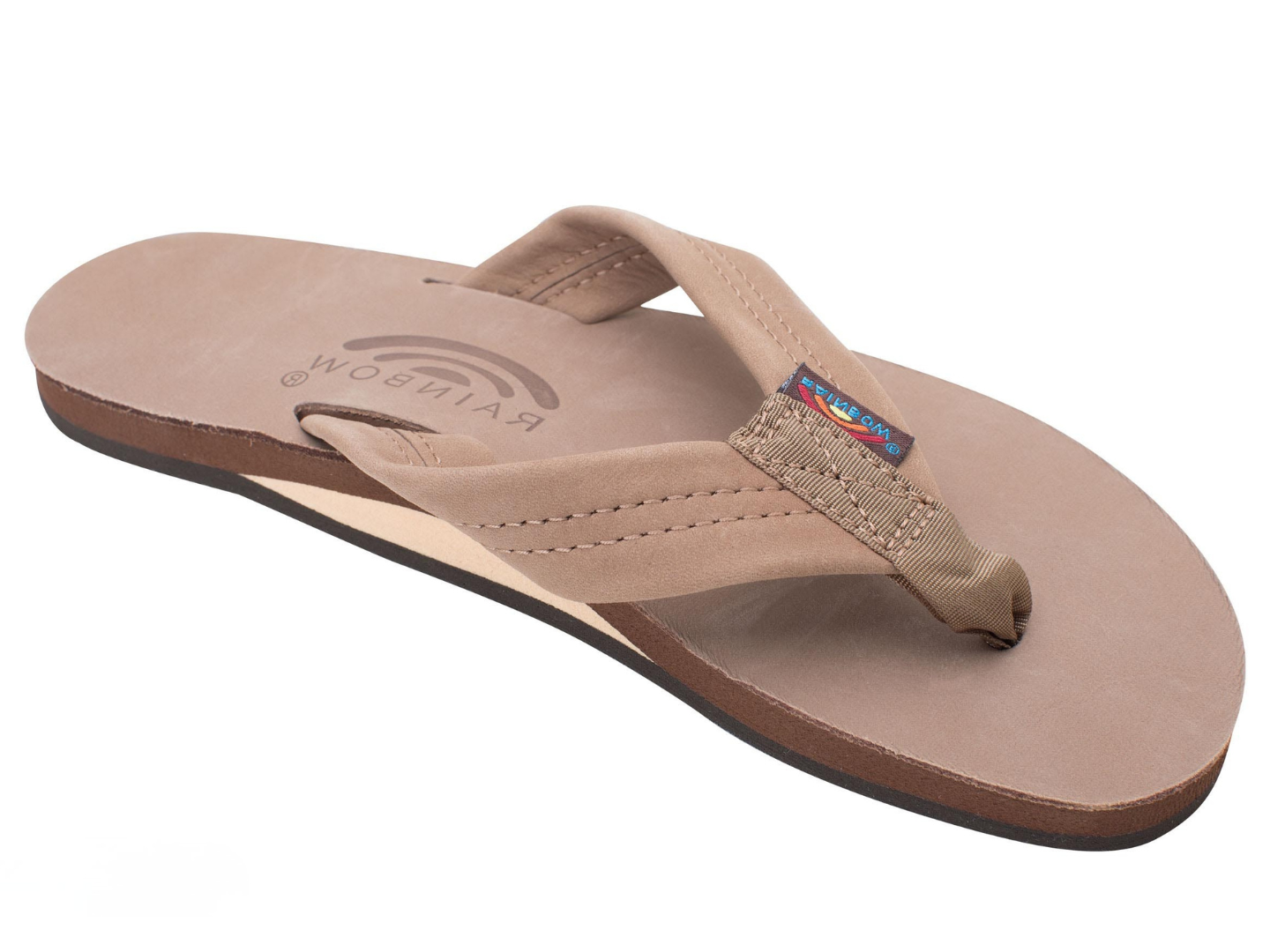 Rainbow: Premier Leather in Dark Brown - Wide Strap