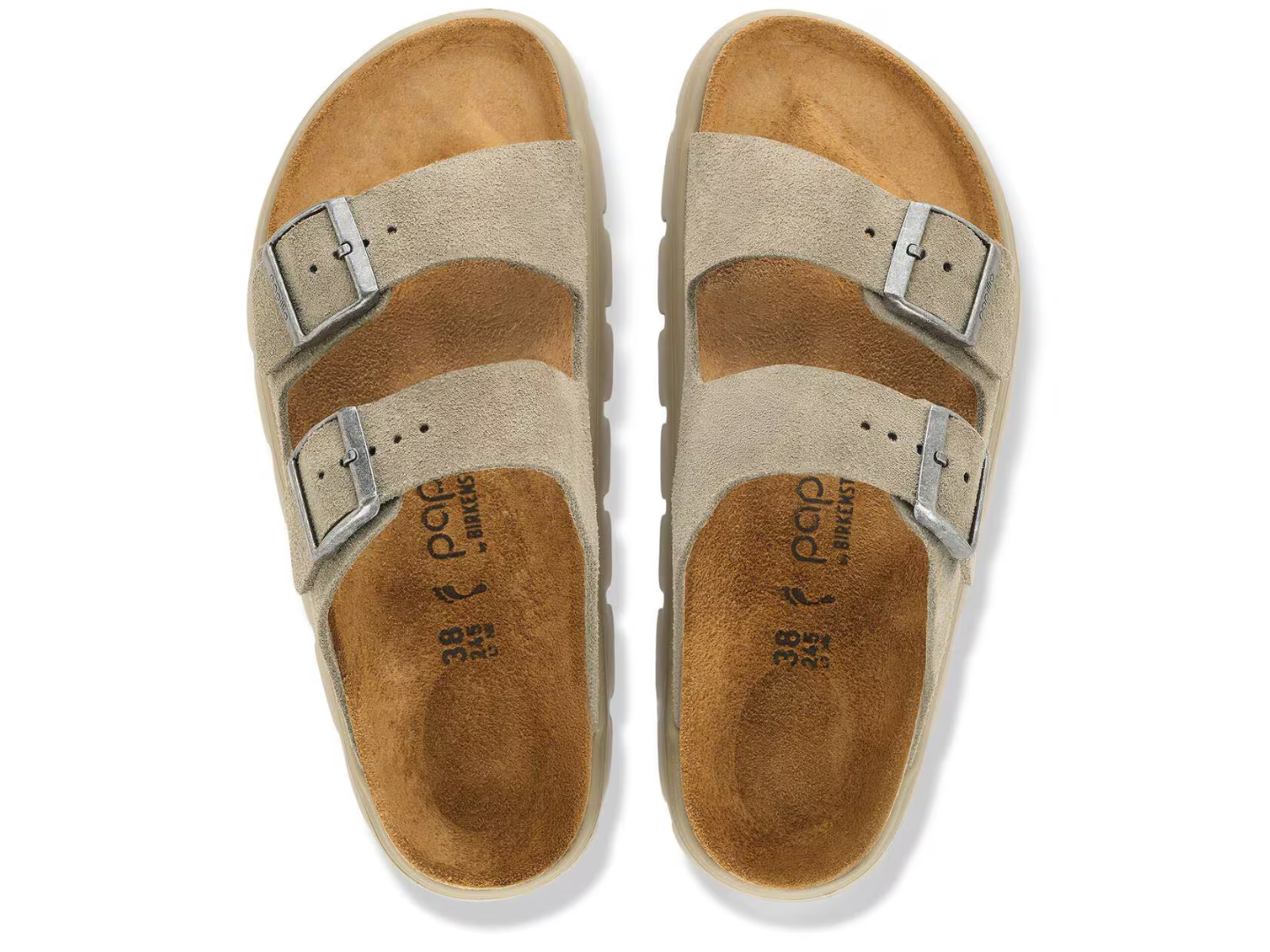 Birkenstock: Arizona Chunky Taupe Tonal