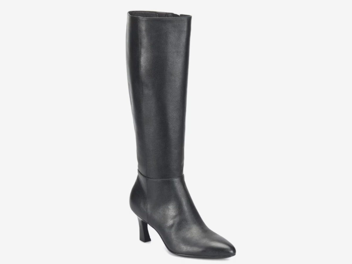 tall black heeled boots at jcole shoes tulsa