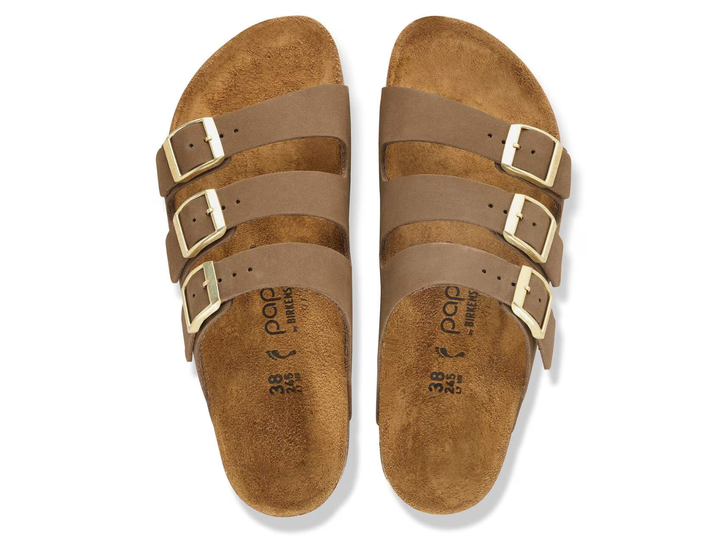Birkenstock: Florida III Flex Platform in Dark Tea