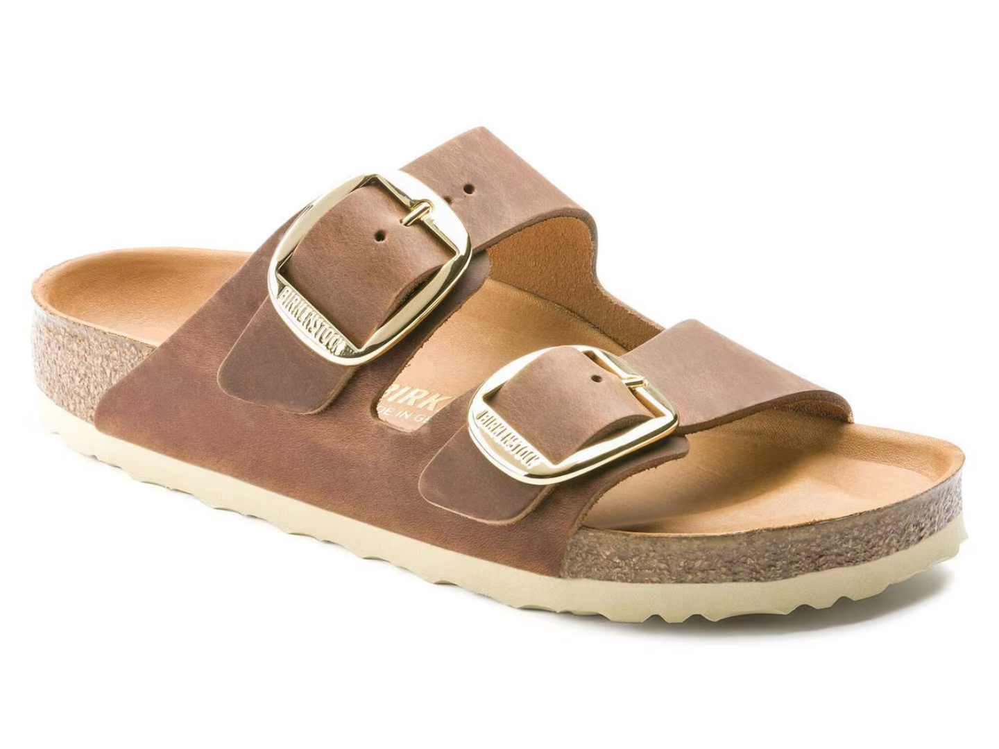 Birkenstock Women's Arizona Big Buckle Regular Cognac Sandal