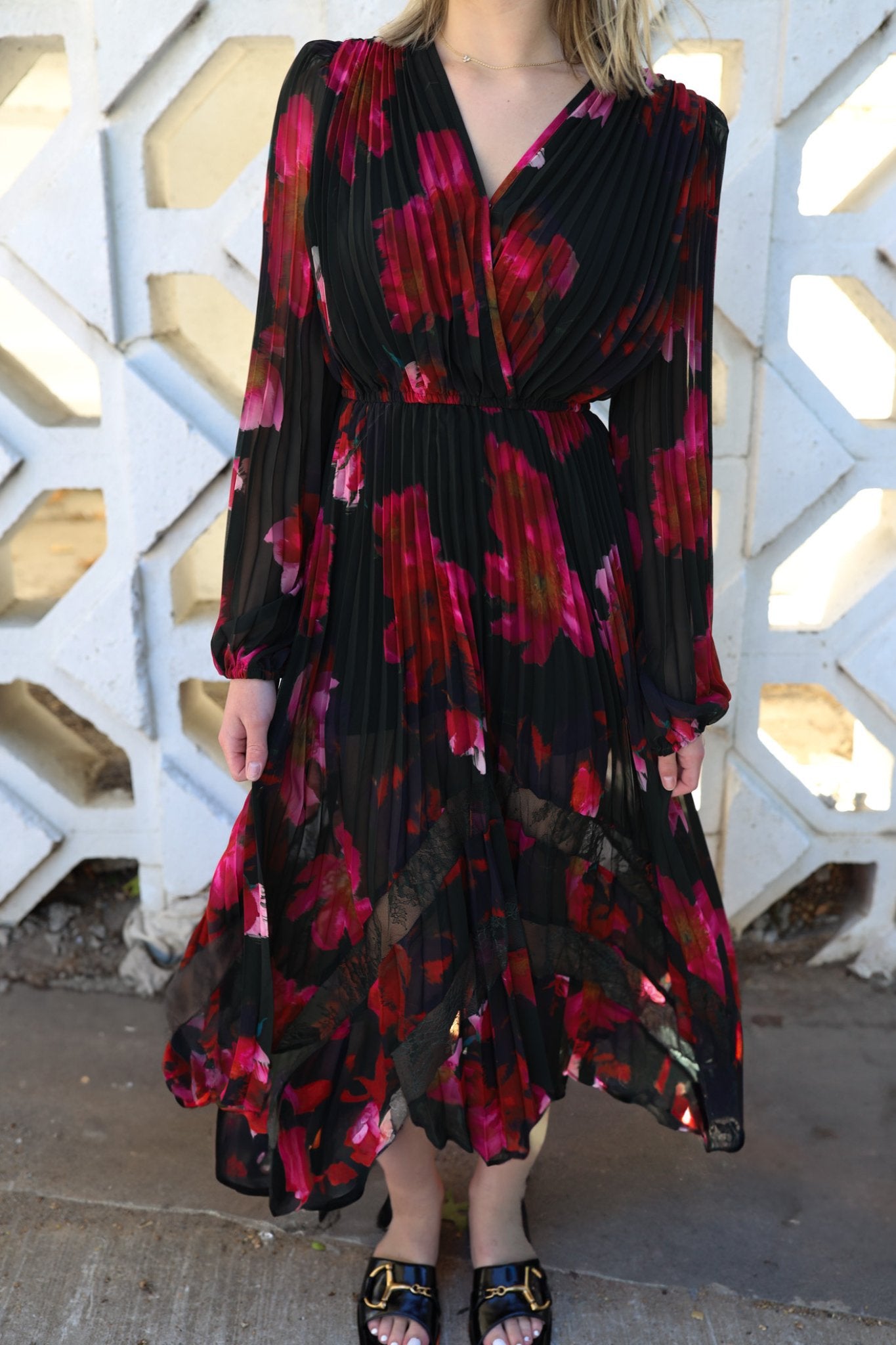 Steve Madden: Ari Dress in Pink Multi Steve Madden: Ari Dress in Pink Multi