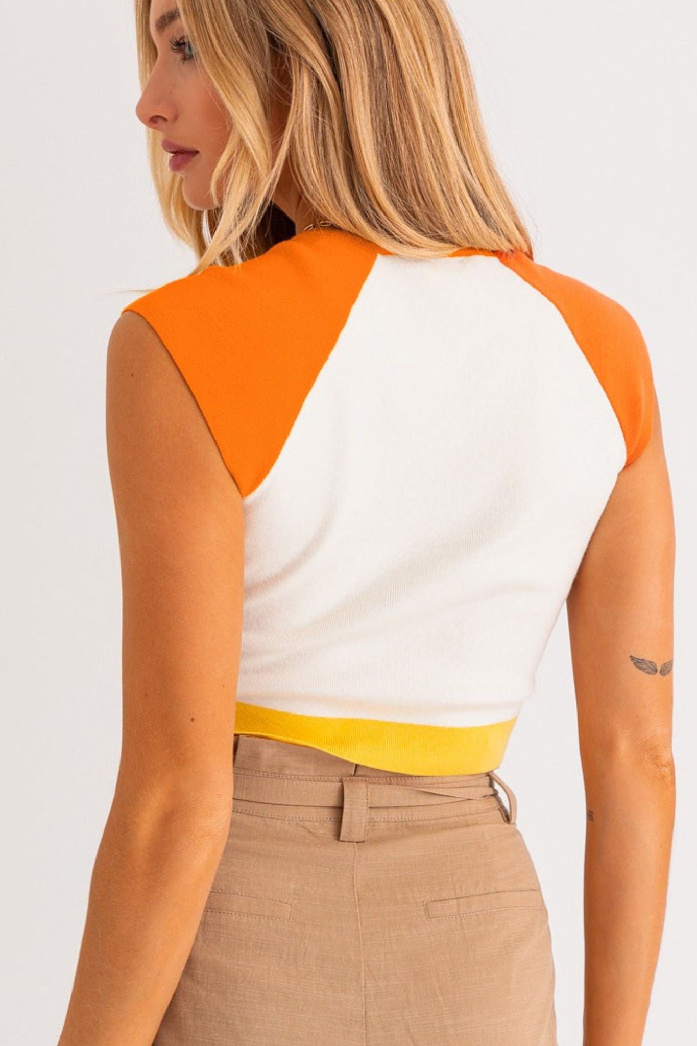 Sunrise Stripe Crop Top - J. Cole ShoesLE LISSunrise Stripe Crop Top