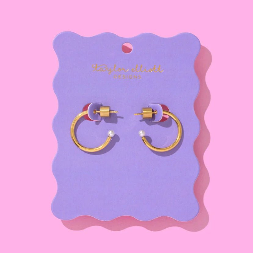 Taylor Elliot Designs: Alexis Hoop Earrings - J. Cole ShoesTAYLOR ELLIOT DESIGNSTaylor Elliot Designs: Alexis Hoop Earrings