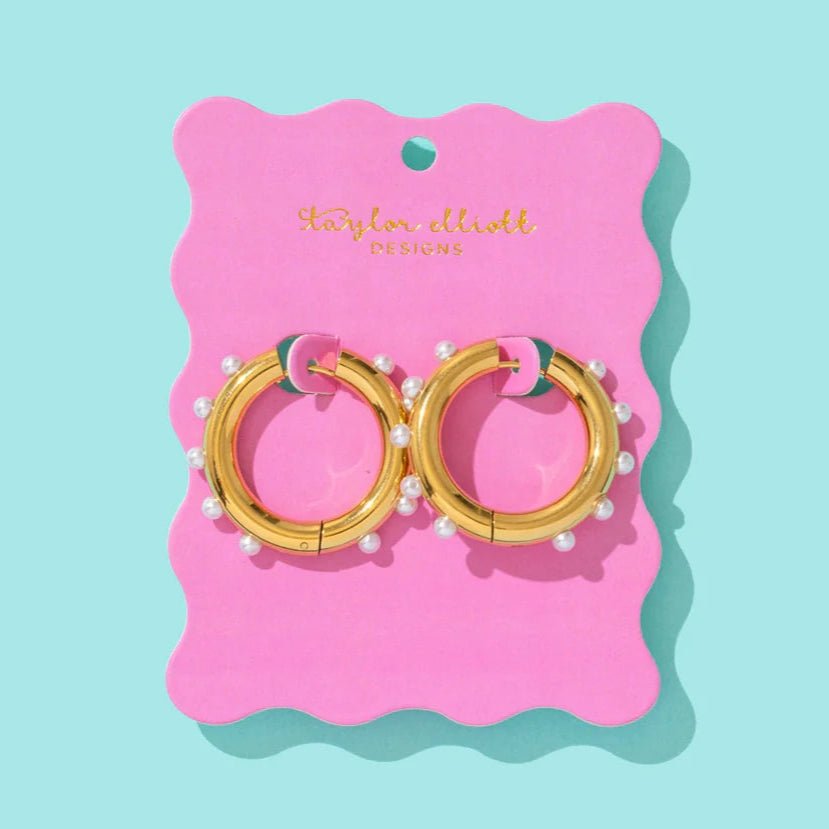 Taylor Elliott Designs: Lola Huggie Earrings - J. Cole ShoesTAYLOR ELLIOT DESIGNSTaylor Elliott Designs: Lola Huggie Earrings