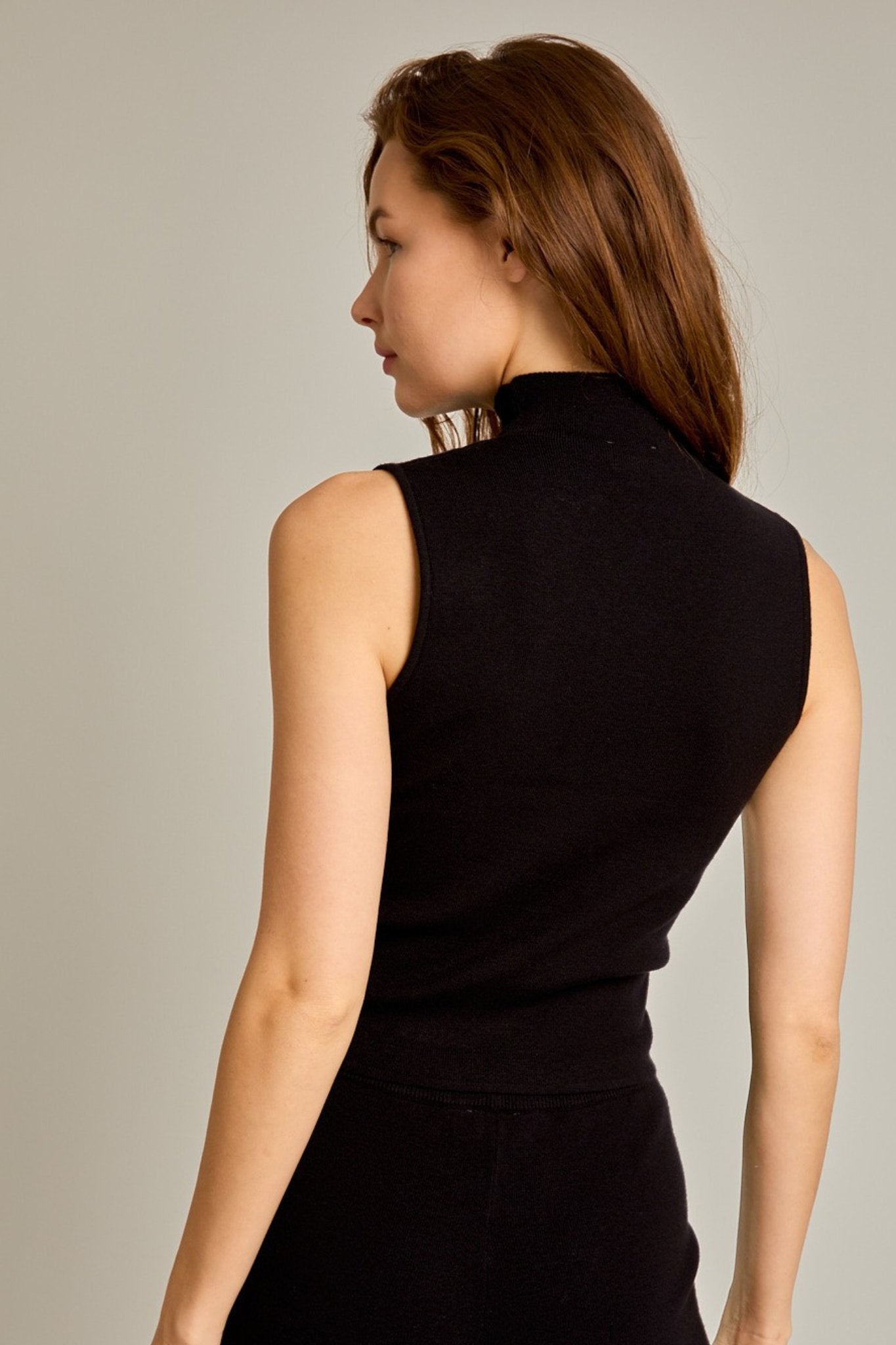 Vicki High Neck Sweater in Black - J. Cole Shoesle lisVicki High Neck Sweater in Black