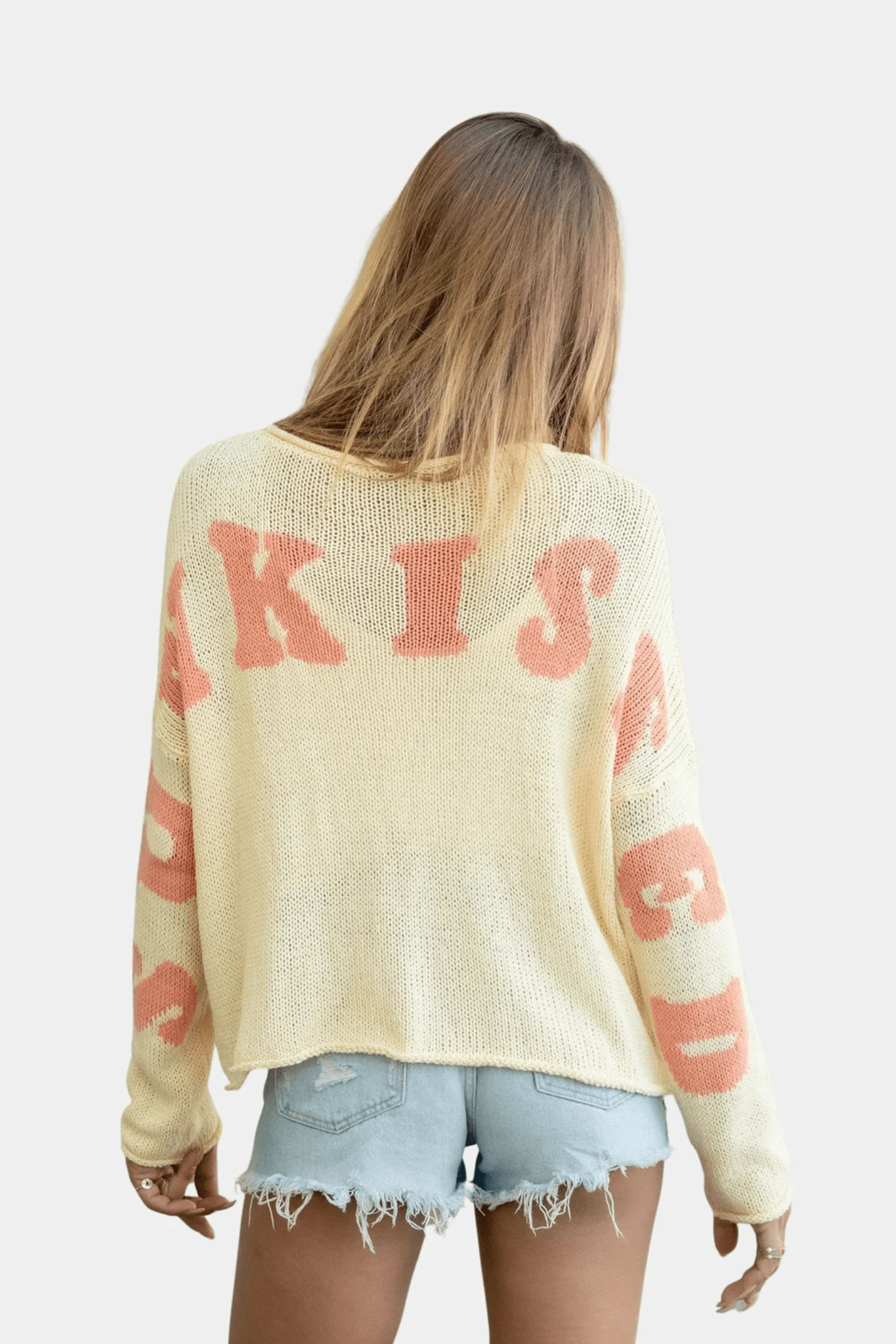 Wooden Ships: Sunkissed Crew Sweater in Sunlight/Cantaloupe - J. Cole ShoesWOODEN SHIPSWooden Ships: Sunkissed Crew Sweater in Sunlight/Cantaloupe