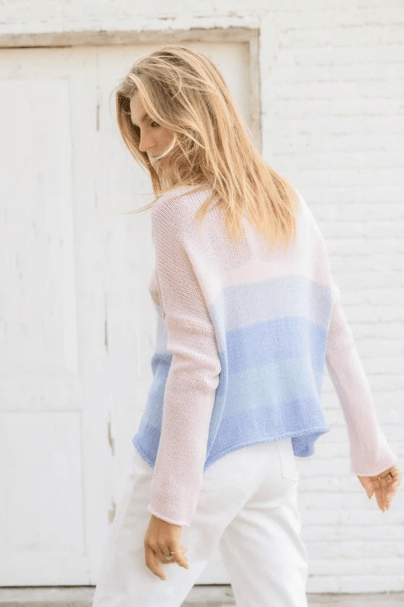 Wooden Ships: Sunset Scape Crew in Pink/Blue - J. Cole ShoesWOODEN SHIPSWooden Ships: Sunset Scape Crew in Pink/Blue