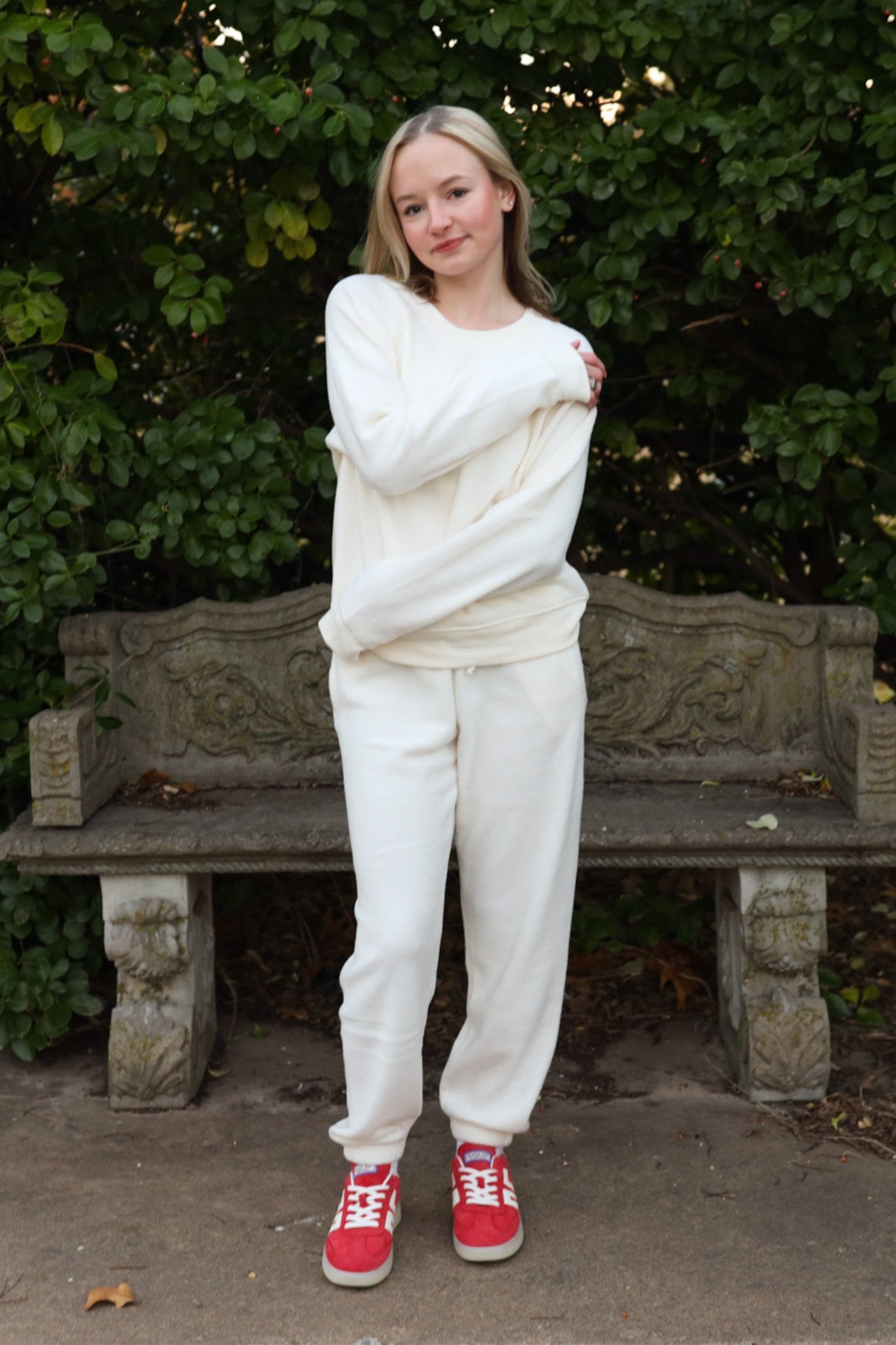 Z Supply: Saldana Reverse Fleece Top in Sea Salt - J. Cole ShoesZ SUPPLYZ Supply: Saldana Reverse Fleece Top in Sea Salt