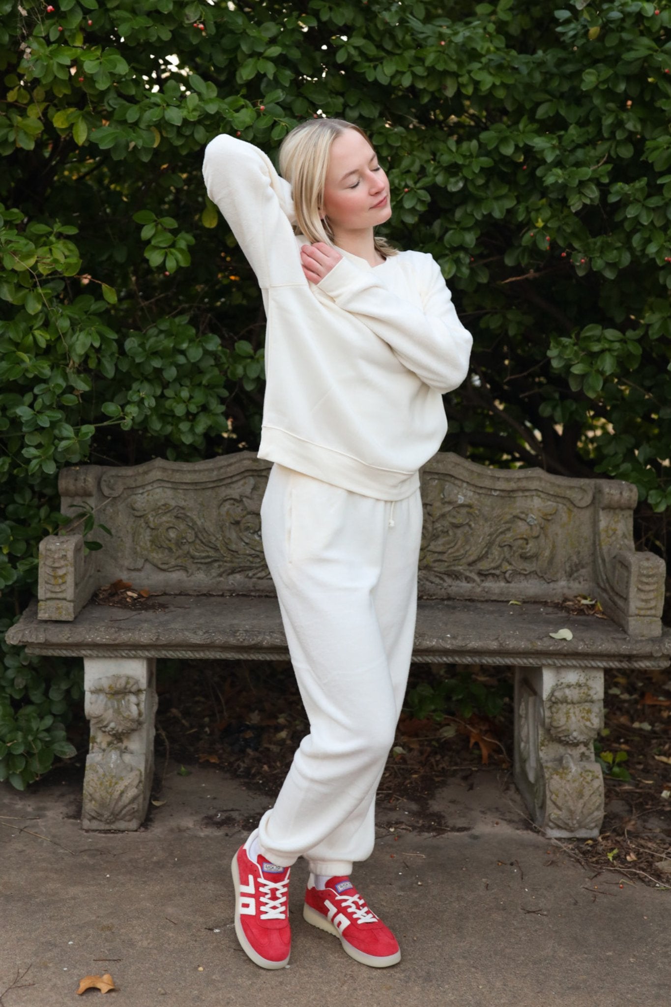 Z Supply: Saldana Reverse Fleece Top in Sea Salt - J. Cole ShoesZ SUPPLYZ Supply: Saldana Reverse Fleece Top in Sea Salt