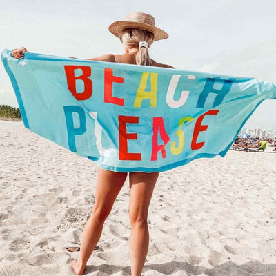 Beach Please Quick Dry Towel - J. Cole ShoesKatydidBeach Please Quick Dry Towel