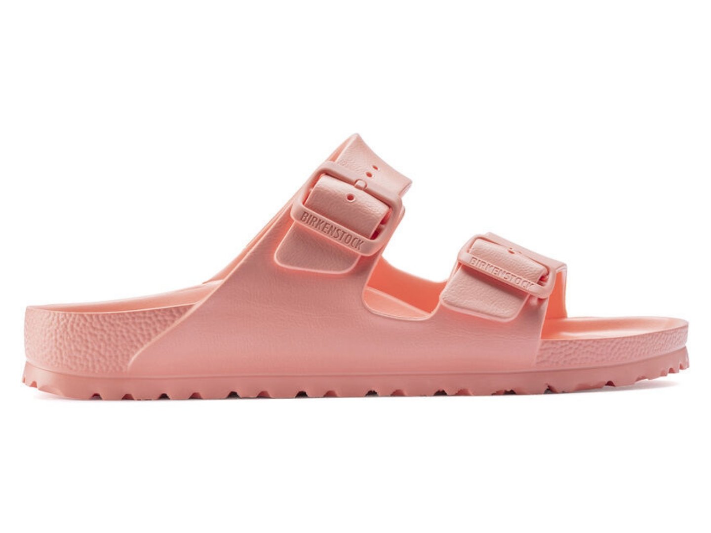 Birkenstock: Arizona Eva in Coral Peach - J. Cole ShoesBIRKENSTOCK