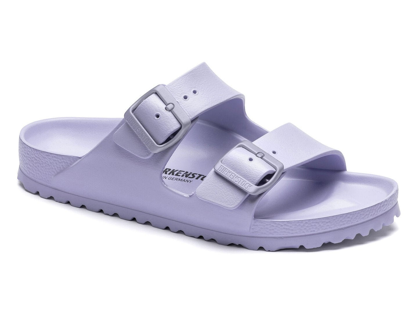 Birkenstock: Arizona Eva in Purple Fog - J. Cole ShoesBIRKENSTOCK