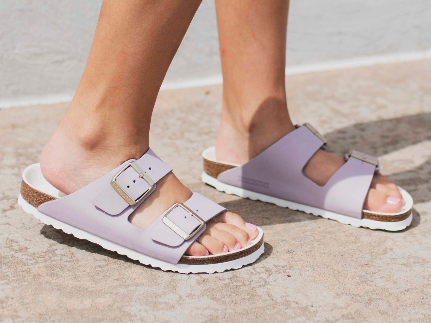 Birkenstock: Arizona Lilac - J. Cole ShoesBIRKENSTOCK
