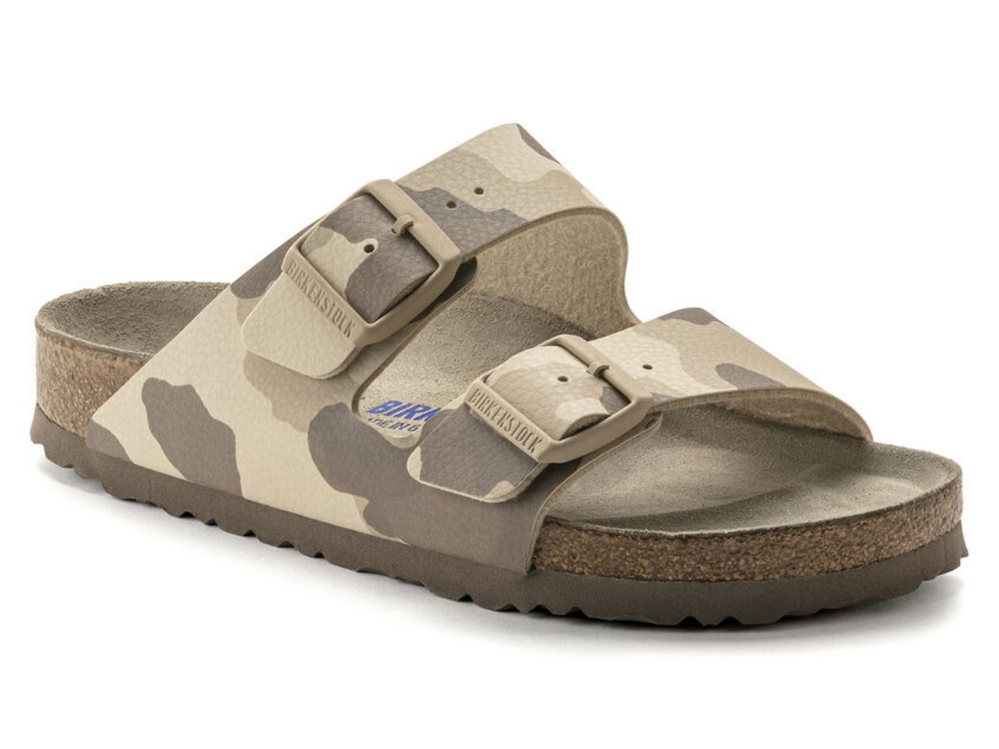 Birkenstock: Arizona SFB in Desert Soil Gray & Taupe - J. Cole ShoesBIRKENSTOCK
