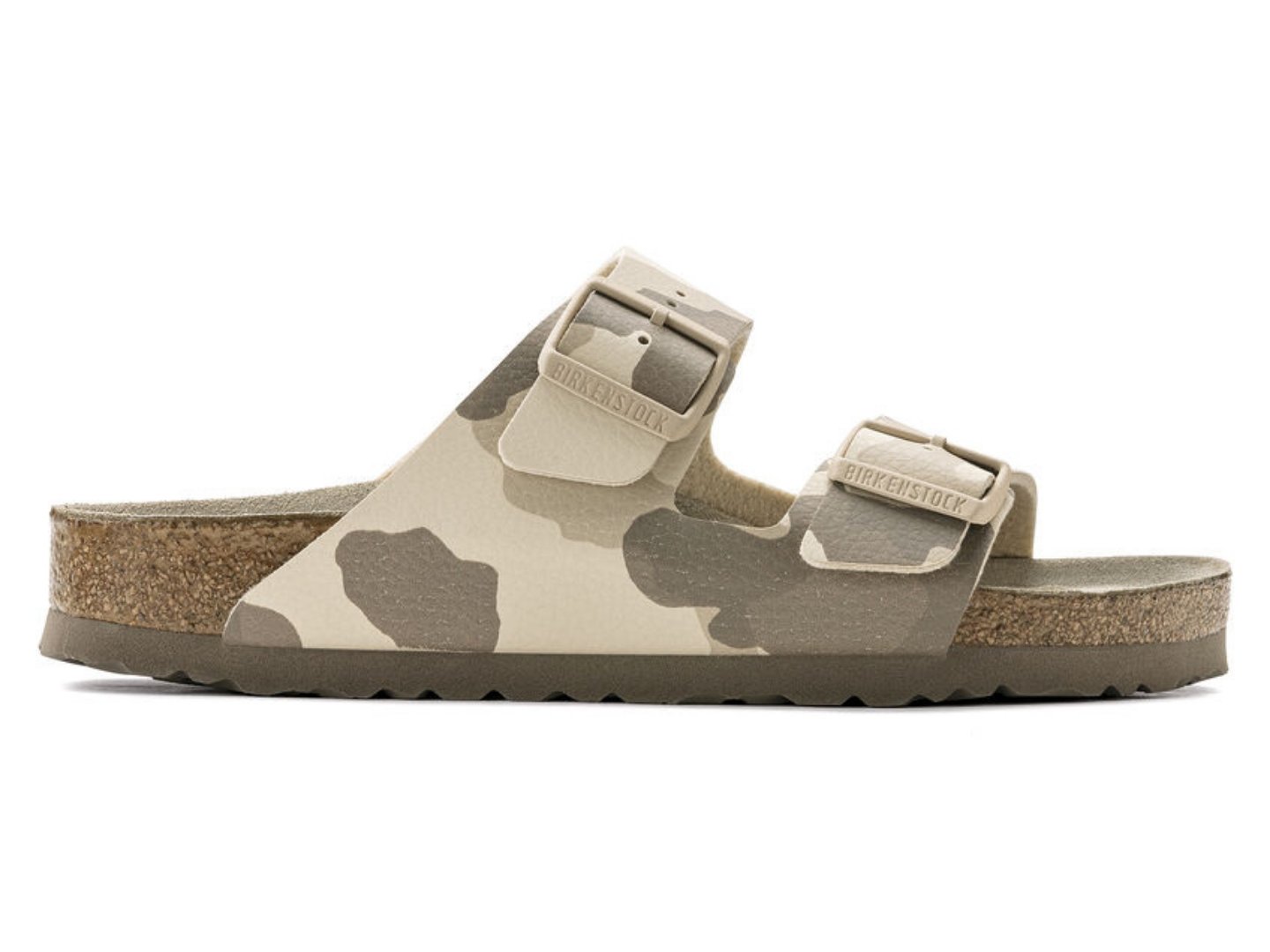 Birkenstock: Arizona SFB in Desert Soil Gray & Taupe - J. Cole ShoesBIRKENSTOCK
