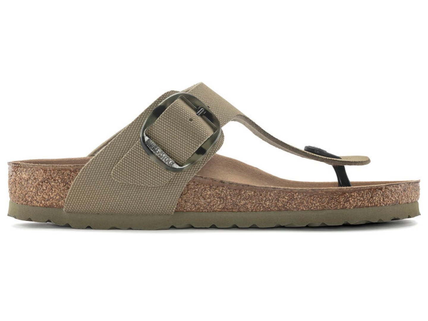 Birkenstock: Gizeh Big Buckle Faded Khaki - J. Cole ShoesBIRKENSTOCKBirkenstock: Gizeh Big Buckle Faded Khaki