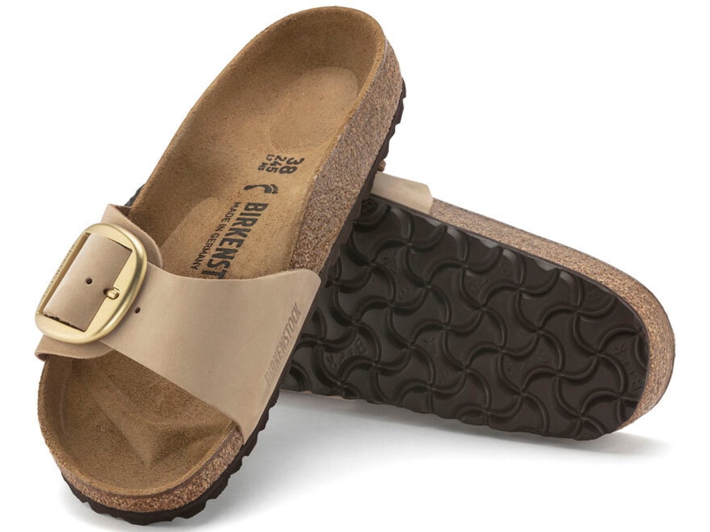 Birkenstock: Madrid Big Buckle in Sandcastle - J. Cole Shoes