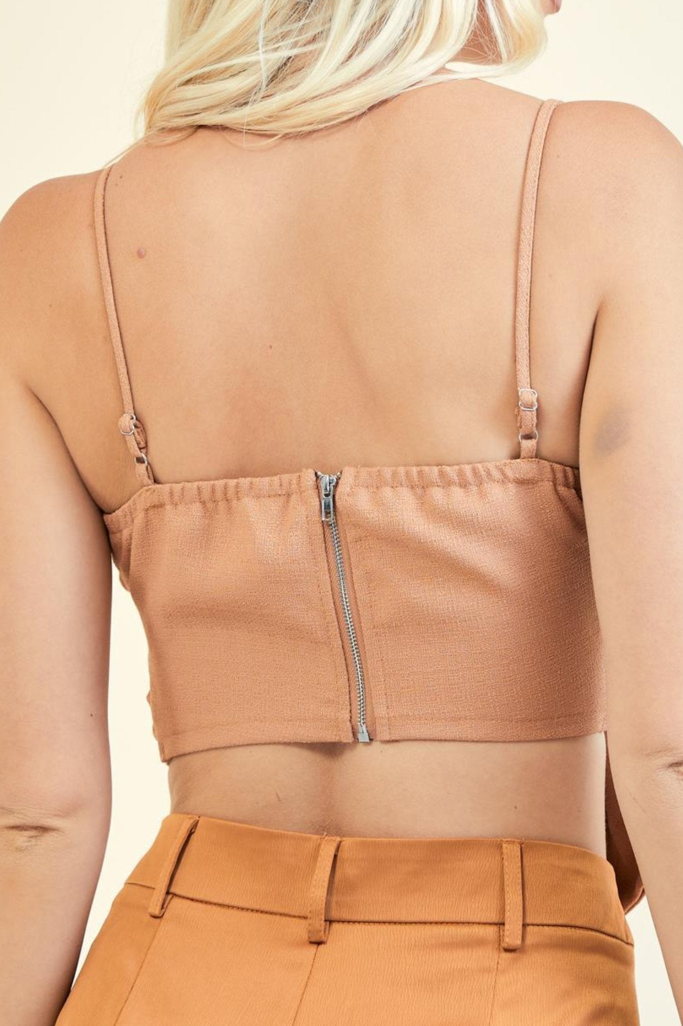 Bow Crop Top - J. Cole ShoesGLAMBow Crop Top