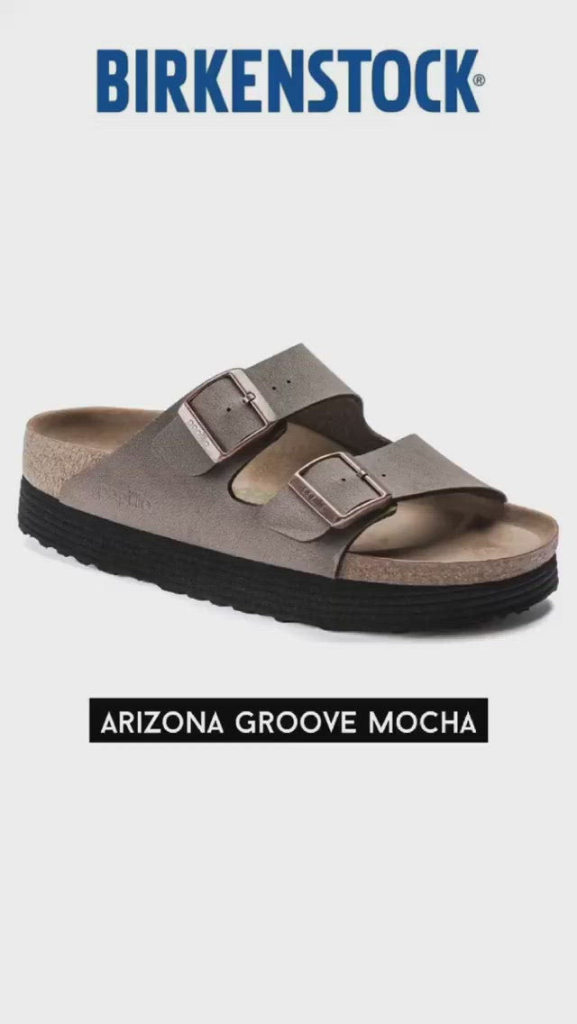 Load video: Birkenstock: Arizona Eva in Purple Fog