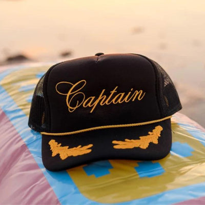 Captain Gold Hat - J. Cole ShoesHATS BY MADICaptain Gold Hat