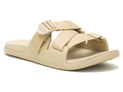 Chaco: Chillos Slide in Solid Taupe - J. Cole ShoesCHACO