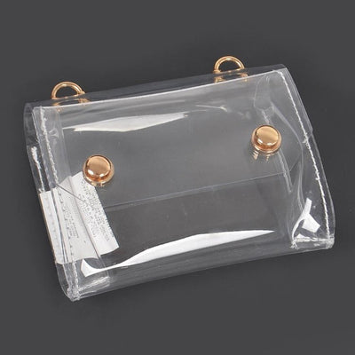 Clear Gold Cross Body Bag - J. Cole Shoes3AMClear Gold Cross Body Bag