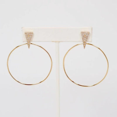 Copthall Hoop Earring in Gold - J. Cole ShoesCAROLINE HILLCopthall Hoop Earring in Gold