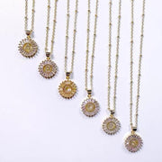 Crystal Initial Necklace - J. Cole ShoesLauren Kenzie