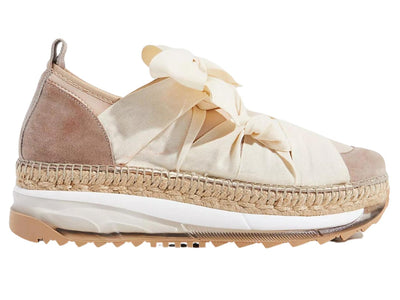 Free People: Chapmin Double Platform Espadrille Sneaker in Ivory - J. Cole ShoesFREE PEOPLEFree People: Chapmin Double Platform Espadrille Sneaker in Ivory
