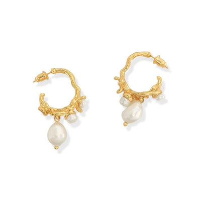 Genuine Pearl Earrings - J. Cole ShoesOMG BlingsGenuine Pearl Earrings