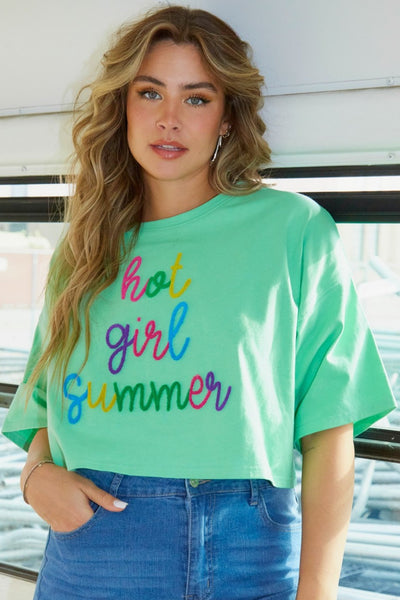 Hot Girl Summer Tee - J. Cole ShoesPEACH LOVE CALIFORNIAHot Girl Summer Tee