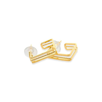Layered Rectangle Hoop Earrings - J. Cole ShoesOMG BlingsLayered Rectangle Hoop Earrings