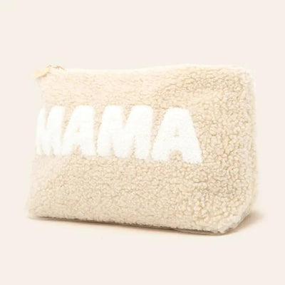 Mama Zippered Teddy Pouch - J. Cole ShoesThe Darling EffectMama Zippered Teddy Pouch