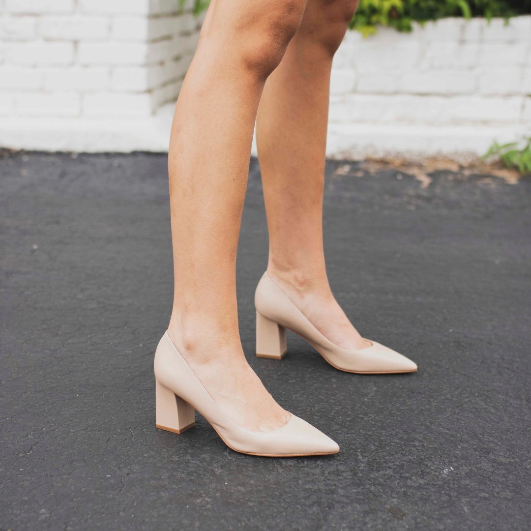 Marc Fisher: Zala in Natural Leather - J. Cole Shoes