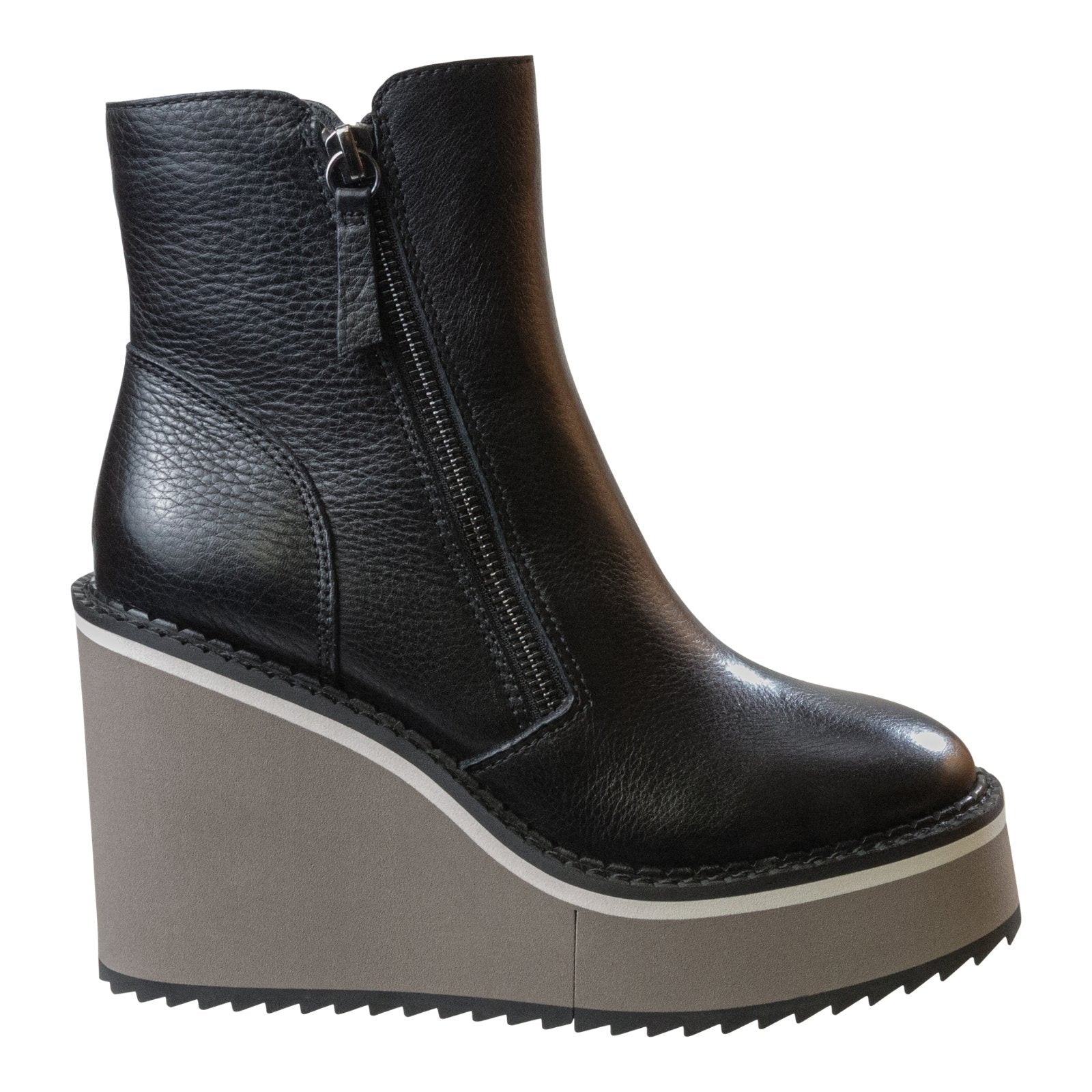 NAKED FEET - AVAIL in BLACK Wedge Ankle Boots - J. Cole ShoesNAKED FEETNAKED FEET - AVAIL in BLACK Wedge Ankle Boots