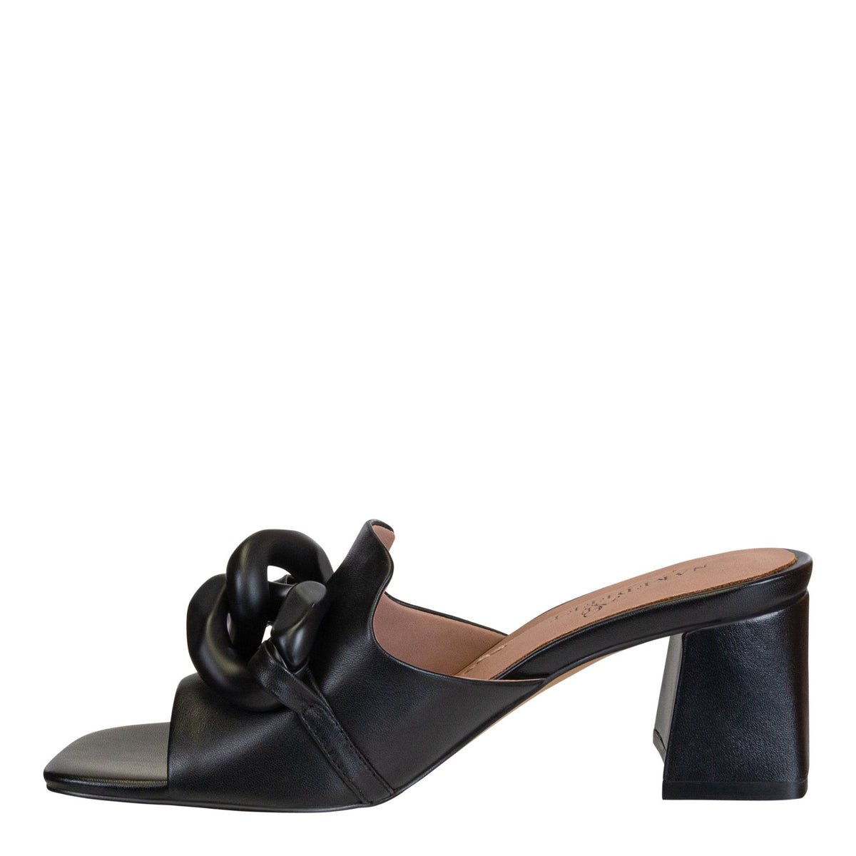 Naked Feet: COTERIE in BLACK Heeled Sandals - J. Cole Shoes